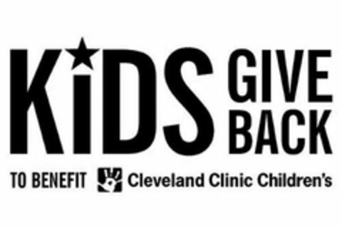 KIDS GIVE BACK TO BENEFIT CLEVELAND CLINIC CHILDREN'S Logo (USPTO, 12/06/2018)