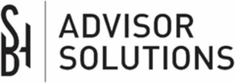 SBH | ADVISOR SOLUTIONS Logo (USPTO, 20.12.2018)