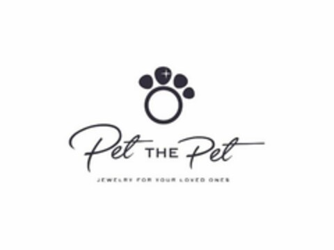 PET THE PET JEWELRY FOR YOUR LOVED ONES Logo (USPTO, 01/10/2019)