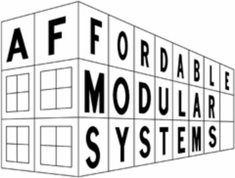 AFFORDABLE MODULAR SYSTEMS Logo (USPTO, 02/06/2019)