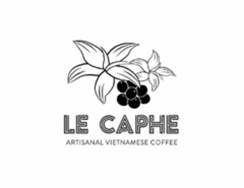 LE CAPHE ARTISANAL VIETNAMESE COFFEE Logo (USPTO, 08.04.2019)