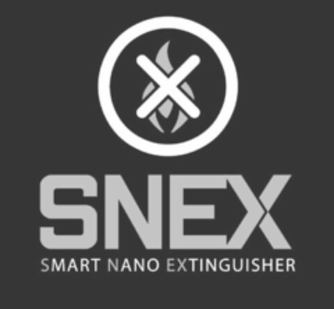 SNEX SMART NANO EXTINGUISHER X Logo (USPTO, 08/20/2019)