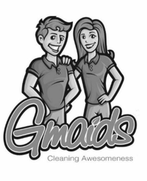 GMAIDS CLEANING AWESOMENESS Logo (USPTO, 09/23/2019)