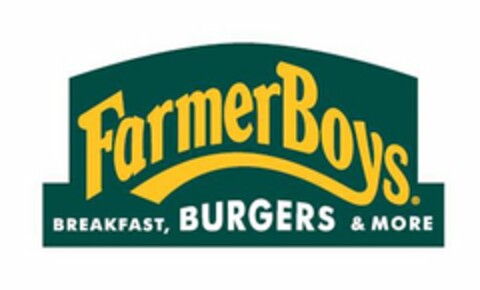 FARMER BOYS BREAKFAST, BURGERS & MORE Logo (USPTO, 24.09.2019)