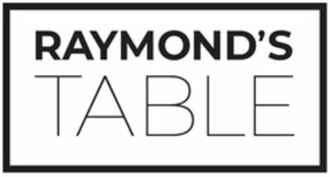 RAYMOND'S TABLE Logo (USPTO, 13.11.2019)