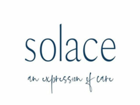 SOLACE AN EXPRESSION OF CARE Logo (USPTO, 06/19/2020)