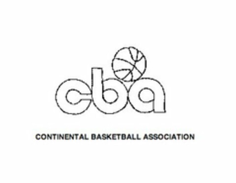 CBA CONTINENTAL BASKETBALL ASSOCIATION Logo (USPTO, 06/28/2009)