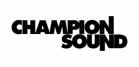 CHAMPION SOUND Logo (USPTO, 29.07.2009)