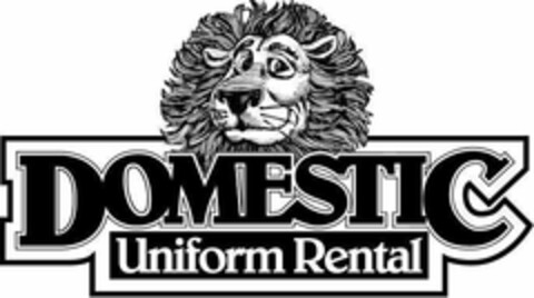 DOMESTIC UNIFORM RENTAL Logo (USPTO, 09/18/2009)