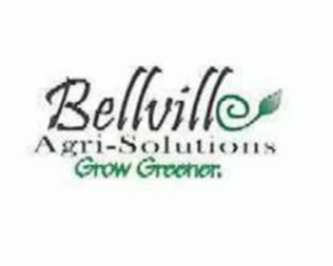 BELLVILLE AGRI-SOLUTIONS GROW GREENER. Logo (USPTO, 04.01.2010)