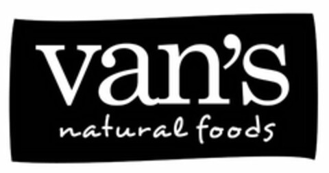 VAN'S NATURAL FOODS Logo (USPTO, 09.03.2010)