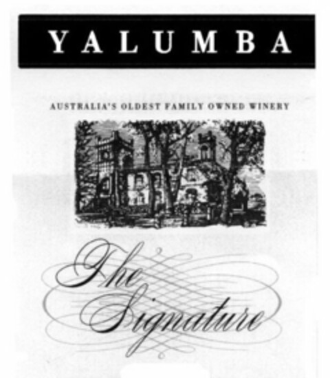 YALUMBA AUSTRALIA'S OLDEST FAMILY OWNEDWINERY THE SIGNATURE Logo (USPTO, 05/06/2010)