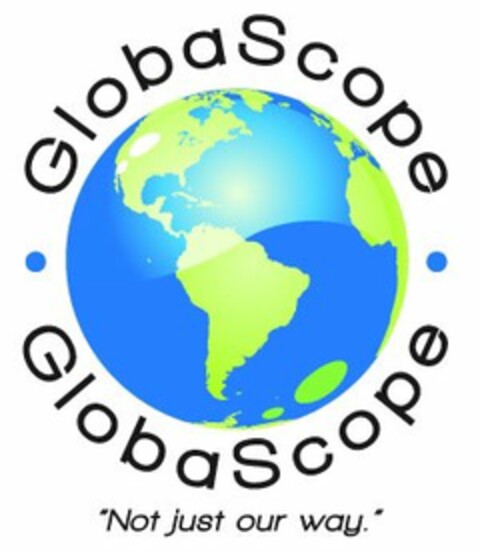 GLOBASCOPE, "NOT JUST OUR WAY" Logo (USPTO, 31.01.2011)