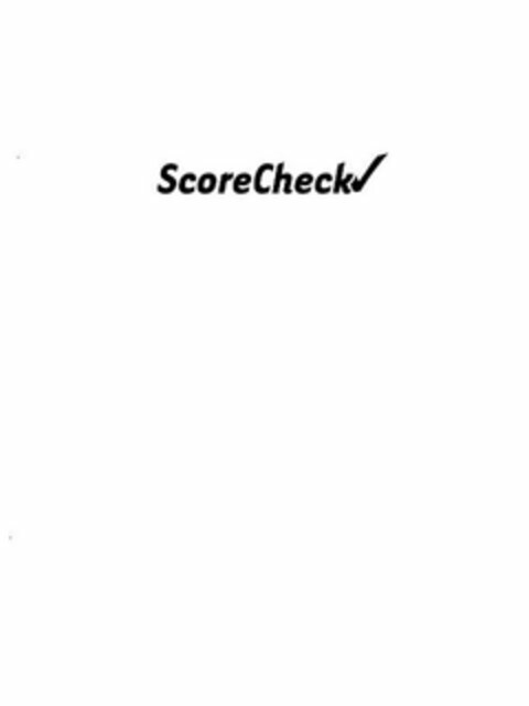SCORECHECK Logo (USPTO, 04.02.2011)