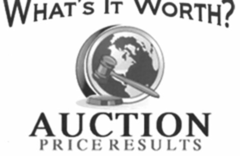 WHAT'S IT WORTH? AUCTION PRICE RESULTS Logo (USPTO, 07.02.2011)