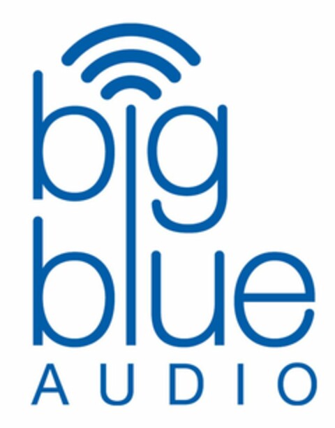 BIG BLUE AUDIO Logo (USPTO, 25.08.2011)