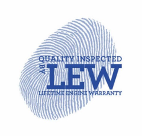 QUALITY INSPECTED BY LEW LIFETIME ENGINEWARRANTY Logo (USPTO, 26.10.2011)