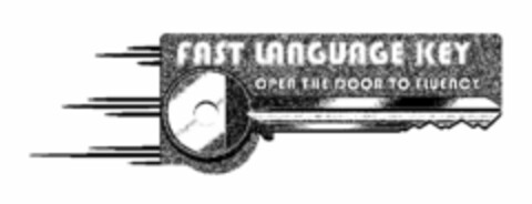 FAST LANGUAGE KEY OPEN THE DOOR TO FLUENCY Logo (USPTO, 19.03.2012)