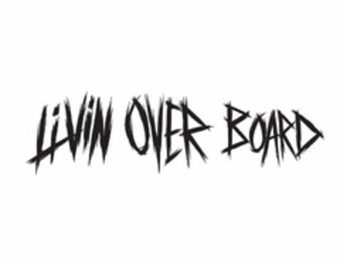 LIVIN OVER BOARD Logo (USPTO, 22.08.2012)