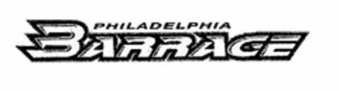 PHILADELPHIA BARRAGE Logo (USPTO, 26.09.2012)