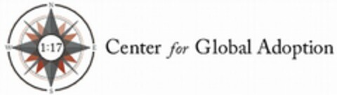 N S E W 1:17 CENTER FOR GLOBAL ADOPTION Logo (USPTO, 17.10.2012)