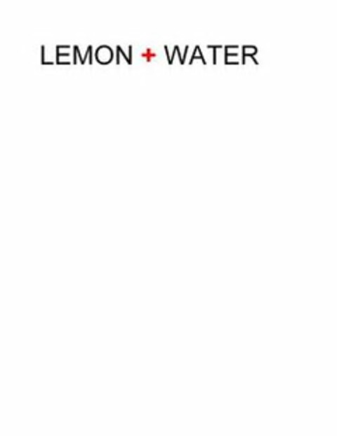 LEMON + WATER Logo (USPTO, 08.03.2013)