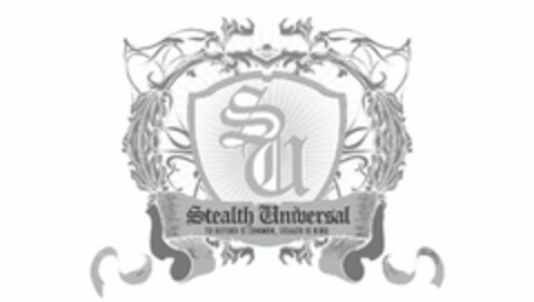 SU STEALTH UNIVERSAL TO DEFEND IS COMMON, STEALTH IS KING Logo (USPTO, 06/04/2014)