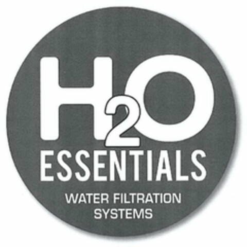 H2O ESSENTIALS WATER FILTRATION SYSTEMS Logo (USPTO, 07.04.2015)