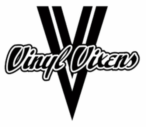 VINYL VIXENS V Logo (USPTO, 29.06.2015)