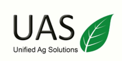 UAS UNIFIED AG SOLUTIONS Logo (USPTO, 08/25/2015)