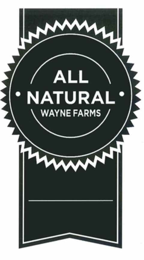 ALL NATURAL WAYNE FARMS Logo (USPTO, 22.09.2015)