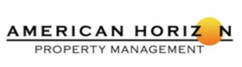 AMERICAN HORIZON PROPERTY MANAGEMENT Logo (USPTO, 08.10.2015)