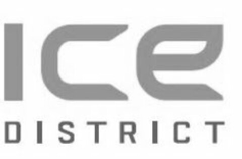 ICE DISTRICT Logo (USPTO, 30.10.2015)