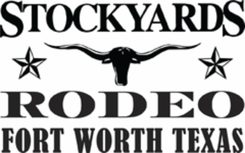 STOCKYARDS RODEO FORT WORTH TEXAS Logo (USPTO, 08.12.2015)