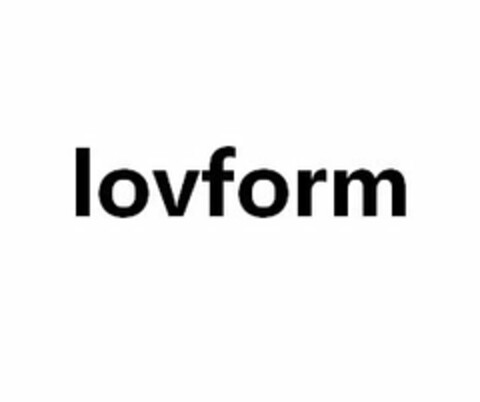 LOVFORM Logo (USPTO, 26.09.2016)