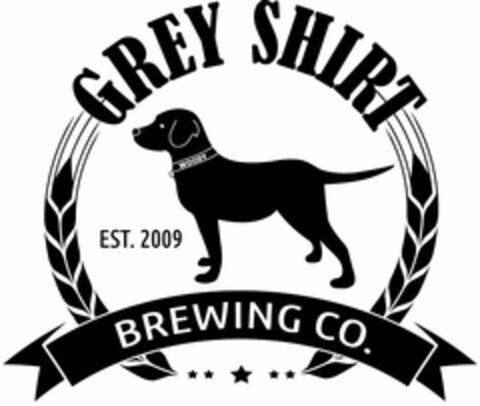 GREY SHIRT BREWING CO. EST. 2009 WOODY Logo (USPTO, 09/30/2016)