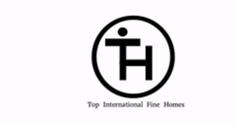 TIFH TOP INTERNATIONAL FINE HOMES Logo (USPTO, 06.06.2017)