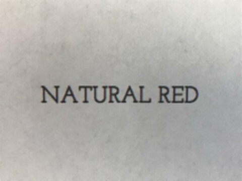 NATURAL RED Logo (USPTO, 02.10.2017)