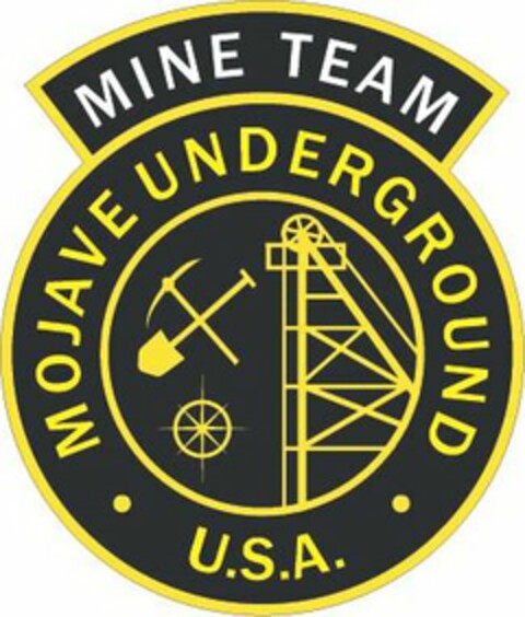 MINE TEAM MOJAVE UNDERGROUND U.S.A. Logo (USPTO, 01/27/2018)