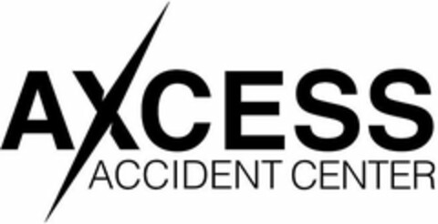 AXCESS ACCIDENT CENTER Logo (USPTO, 02/26/2018)