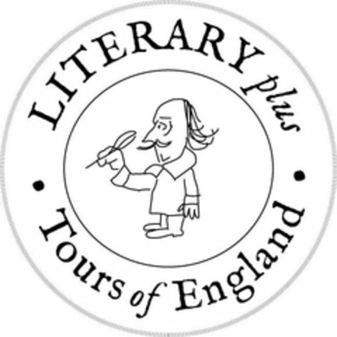 LITERARY PLUS TOURS OF ENGLAND Logo (USPTO, 02/26/2018)