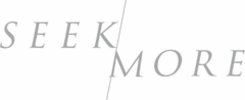 SEEK/MORE Logo (USPTO, 14.05.2018)