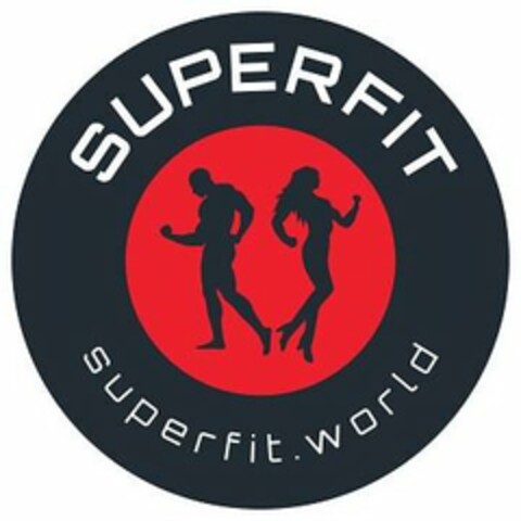 SUPERFIT SUPERFIT.WORLD Logo (USPTO, 08/19/2018)