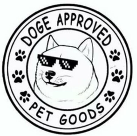 DOGE APPROVED PET GOODS Logo (USPTO, 29.08.2018)