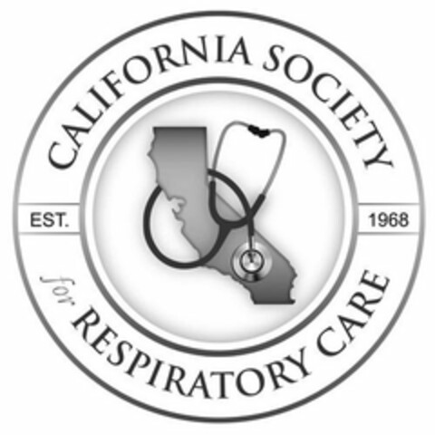 CALIFORNIA SOCIETY FOR RESPIRATORY CARE EST. 1968 Logo (USPTO, 18.09.2018)