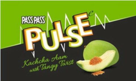 PASS PASS PULSE MANGO CANDY WITH TANGY TWIST Logo (USPTO, 09/21/2018)