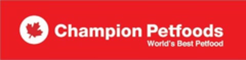 CHAMPION PETFOODS WORLD'S BEST PETFOOD Logo (USPTO, 09/24/2018)