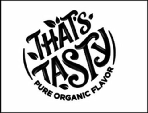 THAT'S TASTY PURE ORGANIC FLAVOR Logo (USPTO, 11.12.2018)