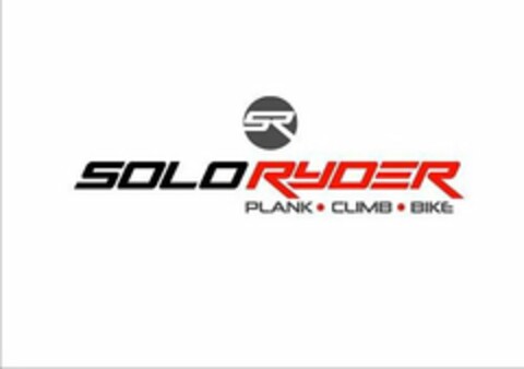 SR SOLO RYDER PLANK · CLIMB · BIKE Logo (USPTO, 08.01.2019)