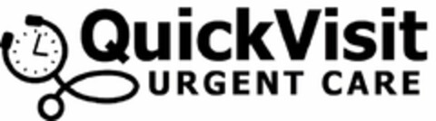 QUICKVISIT URGENT CARE Logo (USPTO, 08/01/2019)